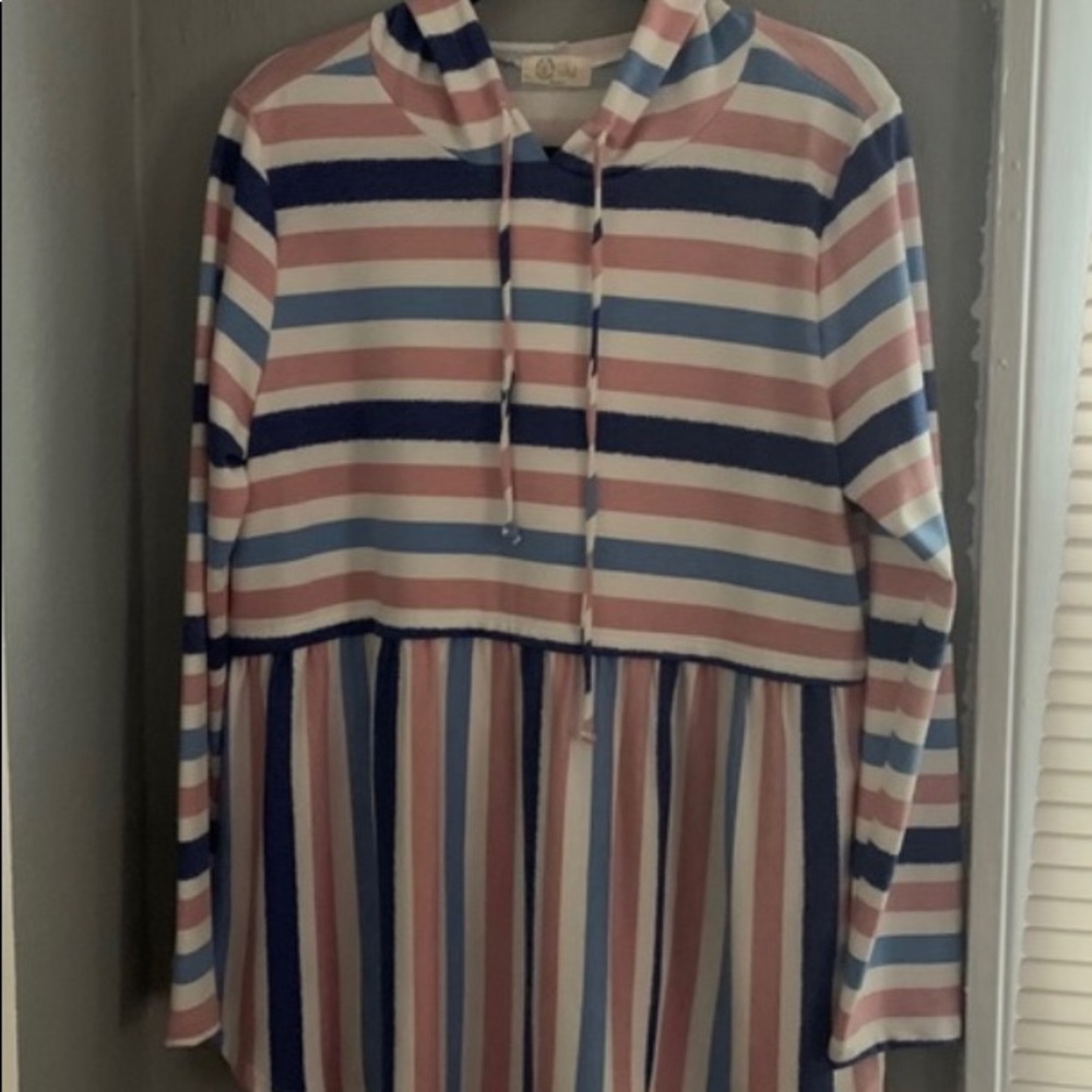 Striped hoodie
